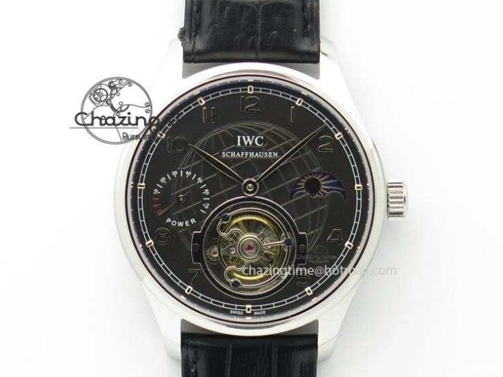 MIROTIME 0726 MoistureWicking Portuguese Real PR IW500704 ZF 1:1 Best Edition On Brown Leather Strap A52010 V 7311